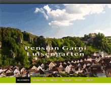 Tablet Screenshot of luisengarten-pottenstein.de